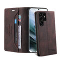 Für Samsung Galaxy S24 Ultra S23 S22 Hülle Handy Leder Magnet Flip Wallet Cover