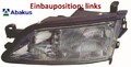 ABAKUS 442-1114L-LD-EM Hauptscheinwerfer links Scheinwerfer für Opel 