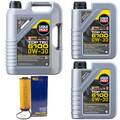 Motoröl Set Top Tec 6100 0W-30 LIQUI MOLY 7 Liter + Ölfilter für BMW 3er 7er 4er