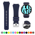 Silikon Armband für Samsung Galaxy Watch 6 5 Pro 4 Classic 47/46/44/40mm Ersatz
