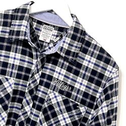 Tommy Hilfiger Hemd Größe M M Herren schwarz blau weiß kariert langarm