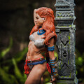 Aloy, Horizon Zero dawn, Speer, sexy Pin Up, Figur, 3D Druck, Torrida, UNBEMALT