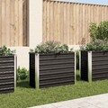 vidaXL Garten-Hochbeet Anthrazit 100 x 40 x 77 cm Verzinkter Stahl ASS