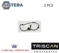 8180 29281 ABS SENSOR DREHZAHLFÜHLER HINTEN TRISCAN 2PCS FÜR VW TRANSPORTER IV