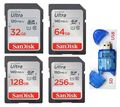 SanDisk 128GB 64GB 32GB 16GB 80-150MB/s SD SDHC SDXC C10 ULTRA Speicherkarte DE