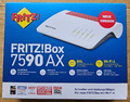 AVM Fritz!Box 7590 AX Router 20002998, weiß/rot mit WiFi-6 OVP mit Lieferschein