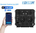 EDECOA Wechselrichter Renier Sinus 12V 230V Spannungswandler 2000W EB-RC APP