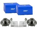 2X SKF RADLAGER-SATZ RADLAGER SATZ HINTEN passend für HYUNDAI ACCENT COUPE LANTR