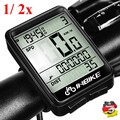 1/ 2x Digital LCD-Bildschirm Funk Fahrradcomputer Tachometer Kilometerzähler DHL