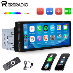 Single DIN 6.86Zoll Autoradio Android Auto Apple Carplay USB Bluetooth FM Player