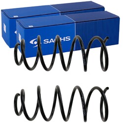 2X SACHS FAHRWERKSFEDERN SATZ VORNE PASSEND FÜR AUDI A3 SEAT AROSA SKODA