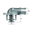 Mahle TI 212 87D Thermostat Kühlmittel für Audi VW Cupra