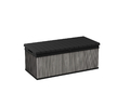 Keter Aufbewahrungsbox Darwin Signature, 380 Liter, Kissenbox Gartentruhe Box