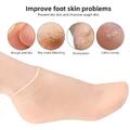 2 Stück Fußpflege Socken Spa Silikon Feuchtigkeitsgel Anti Rissbildung Schutz