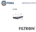 K1185 INNENRAUMFILTER POLLENFILTER FILTRON NEU OE QUALITÄT