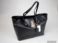 Patrizia Pepe 2V6066-AT78-K103 Lock Fly Shopper Echtleder Handtasche in schwarz