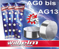Wilhelm AG0 AG1 AG2 AG3 AG4 AG5 AG6 AG7 AG8 AG9 AG10 AG11 AG12 AG13 Batterie