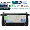8,8" Android 14 Autoradio 4G 64G Octa Core GPS Navi Gyroscope WIFI für BMW E46