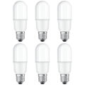 6 x Osram LED Lampen Röhre Stick 8W = 60W E27 matt 806lm 840 Neutralweiß 4000K
