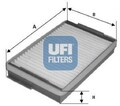 UFI 53.139.00 Innenraumfilter Pollenfilter für GINAF X-Series für DAF CF