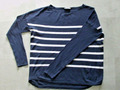 Yessica Pulli Jacke M L 42 44 Shirt Strickshirt Pulli Baumwollmischung maritim