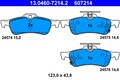 Bremsbelagsatz Scheibenbremse ATE 13.0460-7214.2 für TOYOTA YARIS DAIHATSU GPL 8