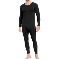 Thermounterwäsche Herren Baumwolle Set Langarm Hose Unterhemd Winter