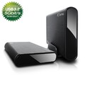 3TB 3,5 externe Festplatte Fantec USB 3.0 HDD SATA PC Computer Notebook Schwarz