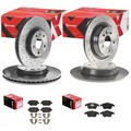 brembo SPORT BREMSENSET VORNE + HINTEN passend für FORD GALAXY + S-MAX