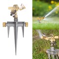 Messing Wippregner 360 Grad verstellbar Spray für Garten zur Rasenbewässerung