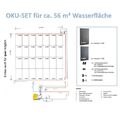 Pool Oku Absorber Set 56 m² Wasserfläche Poolheizung Solarheizung