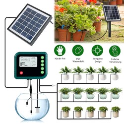 15m Solar Automatisches Bewässerungssystem Tropfbewässerungs Set Wässerungsgerät