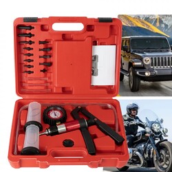 KFZ Vakuumpumpe Set Bremsenentlüfter Unterdruckpumpe Bremse Pumpe Druckprüfer✅✅