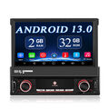 DAB+ 7" Android 13 Autoradio GPS Navi + Kamera 1 DIN Radio Bluetooth USB FM SWC