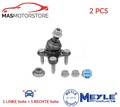 TRAGGELENK FÜHRUNGSGELENK VORNE NIEDRIGER MEYLE 116 010 0016 2PCS I NEU