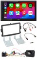 JVC Bluetooth 2DIN Lenkrad DAB USB Autoradio für Dacia Sandero ab 2013 schwarz