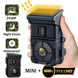 WLAN Solar 4K 60MP Wildkamera Bluetooth Fotofalle Nachtsicht Überwachungskamer