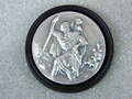St. Christophorus Plakette selbstklebend 45 mm Metall Auto Medaille Talismann