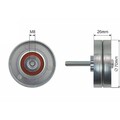 NTY Umlenk-/Führungsrolle Keilriemen für Mazda 6 Kombi GH 2.0 MZR 2.5 GG 1.8