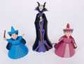 Disney Sleeping Beauty Maleficent Fairy Bundle PVC Cake Topper Figure