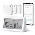 Inkbird IBS-M2 WiFi Gateway + 3x  Bluetooth Thermometer Hygrometer App Steuerung