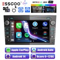 Autoradio Android 14 Carplay GPS 4G DSP 6+128G KAM DAB+ Für Opel Astra Corsa C/D