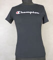 Champion 109713 T-Shirt Damen Classic Logo Schwarz Größe M