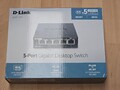 D-Link DGS-105/E Ethernet Switch 5 Port 10/100/1000 Mbit 1 Gbit in OVP