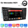 7'' Autoradio Für Mercedes Benz CLS E-Klasse W211 W219 E200 GPS Navi BT DVD DAB+