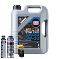Motoröl 5W30 LIQUI MOLY Top Tec 4600 5L+HENGST Ölfilter +Spülung +Cera Tec