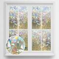Regenbogen/Mosaik 3D Fensterfolie Statisch Milchglasfolie Sichtschutzfolie Folie
