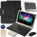 Für Huawei MatePad Pro SE HONOR Pad X9 X8 11 Zoll Hülle mit QWERTZ Tastatur Maus