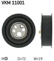 SKF VKM 11001 Spannrolle Zahnriemen für AUDI 80 Limousine (8C2, B4)