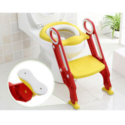 ✔ Kinder Baby Toilettentrainer WC Sitz mit Treppe Toilettensitz Kindertoilette ✔